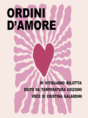 cover image of Ordini d'amore